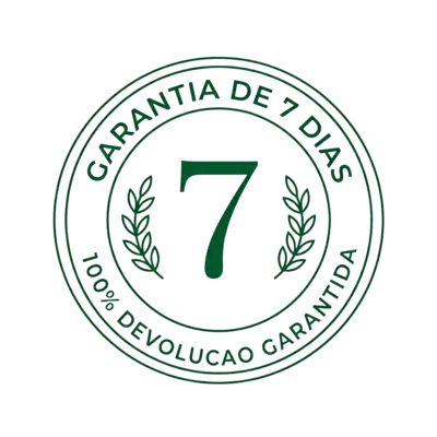 Selo de garantia 7 dias - 100% devolução garantida